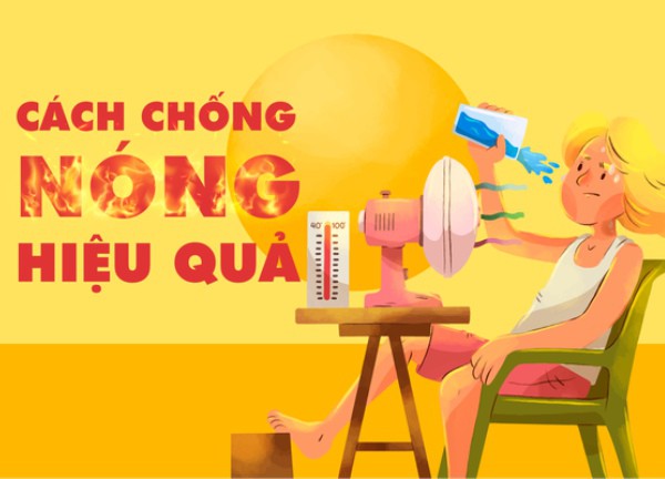 Té ngửa với cách chống nóng... hiệu quả tức thì