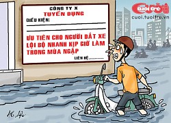 Tuyển dụng mùa mưa: Ưu tiên ứng viên giàu kinh nghiệm sông nước