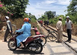 Đi giữa đường sắt, 1 nam thanh niên bị tàu hỏa tông tử vong