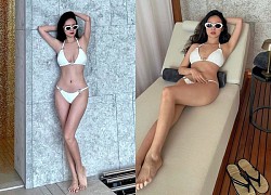 Midu diện bikini cực cháy, "flex" đường cong nuột nà "đốt mắt" người nhìn