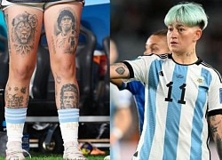 Nữ tuyển thủ Argentina 'gây bão' với hình xăm Ronaldo ngay cạnh huyền thoại