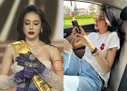 Thủ thuật che hình xăm của Á hậu Hồng Hạnh ở Chung kết Miss Grand Vietnam