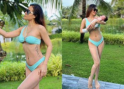 Sinh con hơn 1 tháng, Phương Trinh Jolie tự tin diện bikini khoe bụng phẳng lỳ