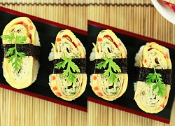 Công thức làm món sushi trứng cuộn vừa ngon lại còn dễ làm