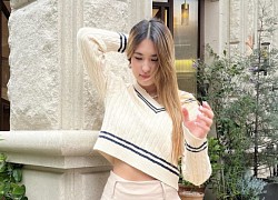 Chiếc chân váy này không chỉ hack dáng còn mang đến nét trẻ trung, ngọt ngào