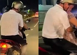 Được vợ chở về khi nhậu say, chồng liền có hành động "nịnh vợ" đáng yêu