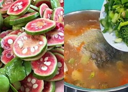 Quả xanh vỏ đỏ lòng, xưa ít người ăn nay bán 300.000đ/kg, nấu chung với con giàu đạm được món mát ruột