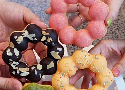 Vụng mấy cũng làm được bánh donut mochi mềm ngon, đẹp mắt