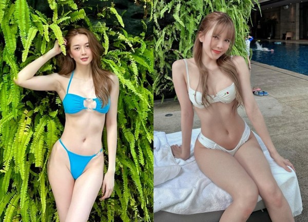 Cặp chị em họ hiếm Thanh Hoá có body đẹp top 1 showbiz, vòng 3 "sóng thần", eo nổi múi