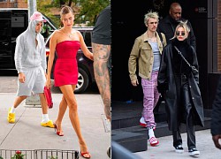 Justin Bieber thích ăn mặc lôi thôi, đối lập với phong cách lộng lẫy của vợ