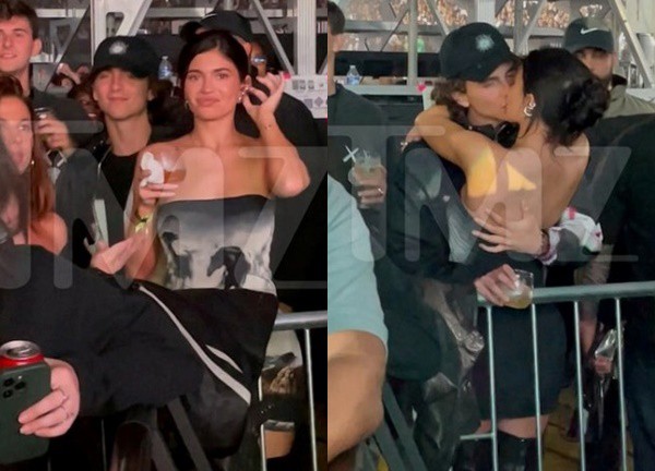 Kylie Jenner và Timothée Chalamet lần đầu công khai "khóa môi", tình cũ Travis Scott ở ngay gần liệu có chứng kiến?