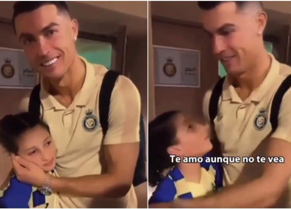 Cristiano Ronaldo choáng váng vì lời tỏ tình của cô gái trẻ