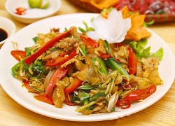 Bộ phận giòn dai của con bò được ví là 'sâm thượng phẩm', đem xào lai rai ngày mưa không gì tuyệt bằng