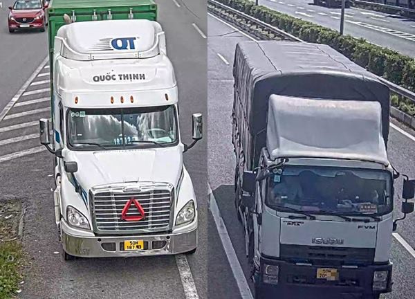 Che biển số rồi chạy lùi xe trên cao tốc TP.HCM-Long Thành-Dầu Giây