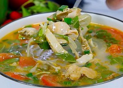 Mẹ đảm gợi ý món canh trai nấu chua theo kiểu này vừa đơn giản lại trôi cơm