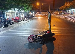 Tên cướp giật điện thoại làm nạn nhân té ngã bị thương tích