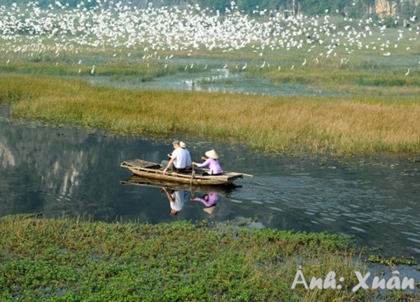 Chiều đông về trên đầm Vân Long