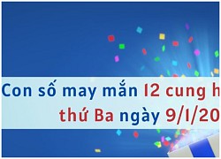 Con số may mắn hôm nay 12 cung hoàng đạo ngày 9/1/2024