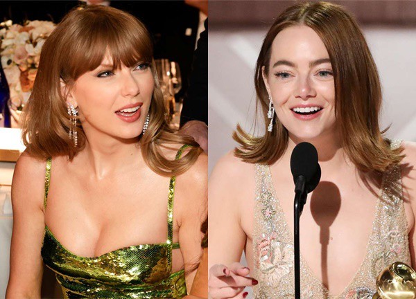 Taylor Swift bị MC "cà khịa" vô duyên, Emma Stone liền có màn đáp trả hộ cực gắt tại Quả Cầu Vàng