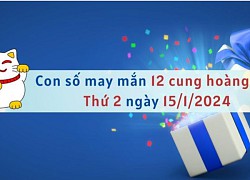 Con số may mắn hôm nay 12 cung hoàng đạo ngày 15/1/2024