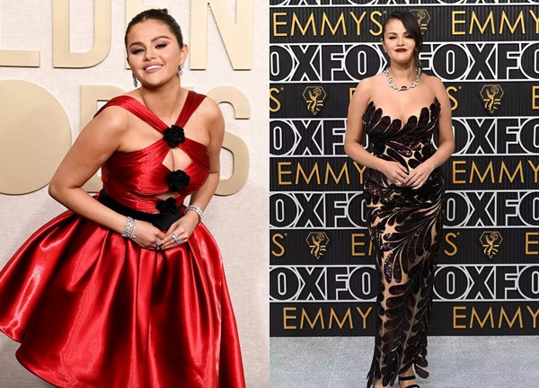 Bị chê mặc xấu tại Quả cầu vàng, Selena Gomez khoe nhan sắc trên thảm đỏ Emmy 2024