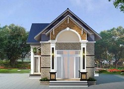 Mẫu thiết kế căn nhà 1 tầng diện tích 40m2