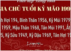 Tuổi xông đất cho Kỷ Mão 1999 trong năm Giáp Thìn 2024