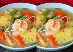 Cách nấu canh chua tôm tuyệt ngon, chuẩn vị Nam Bộ ngay tại nhà