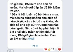 Đăng ảnh tin nhắn của GVCN, một phụ huynh khiến cộng đồng mạng ghen tị: Thật may mắn khi gặp được giáo viên có tâm!