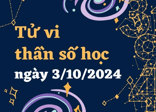 Thần số học thứ 5 ngày 3/10/2024: Số 2 có đồng nghiệp tốt, số 6 thích vận động