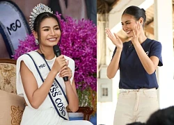 Á hậu Miss Cosmo &#8211; Karnuethai Tassabut lập tức làm thiện nguyện ngày về Thái Lan
