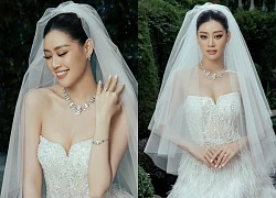 Ảnh cưới xịn đét của Hoa hậu Khánh Vân: Nhan sắc cô dâu tháng 12 "đỉnh chóp", chú rể đích thân làm 1 việc chưa từng thấy