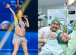 Ca sĩ sinh con an toàn sau khi 'bế' bụng bầu 38 tuần nhảy trên sân khấu