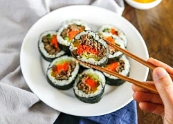 Cơm cuộn thịt bò tại gia cho bữa tối 'lười', cả nhà đều mê tít