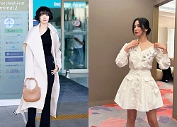 Nana, Song Hye Kyo diện trang phục lệch vai trở lại đường đua thời trang