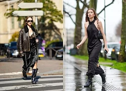 Mùa thu năm nay nên diện váy với giày boots thế nào để trông sành điệu?