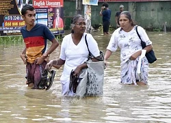 Trên 100.000 người phải di dời do mưa lũ ở Sri Lanka