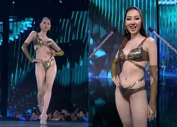 Hoa hậu Quế Anh trình diễn áo tắm ở bán kết Miss Grand International