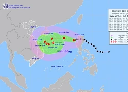 Tin bão Trà Mi (bão số 6) mới nhất ngày 25/10: Giật cấp 12, hướng đi phức tạp