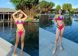 Diễn viên Ngọc Lan diện bikini khoe vóc dáng sau khi giải nghệ ở tuổi U40