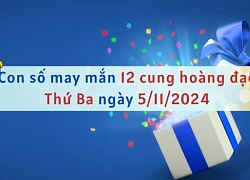 Con số may mắn 12 cung hoàng đạo hôm nay ngày 5/11/2024