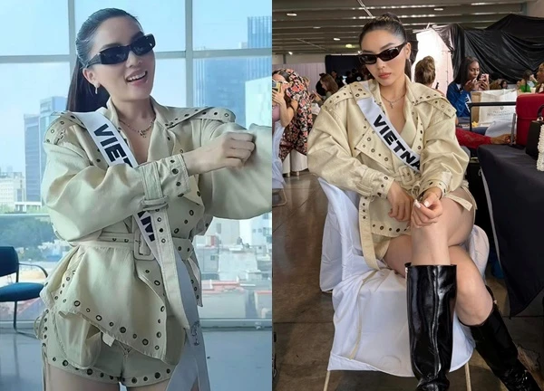 Kỳ Duyên bị nhân viên an ninh ở Miss Universe nhắc nhở