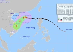 Bão số 7 đang suy yếu dần thành áp thấp nhiệt đới