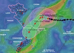 Bão số 7 Yinxing còn mạnh cấp cực đại, suy yếu nhanh khi gặp không khí lạnh