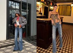 Quần jeans xanh 'vạn năng', mặc mùa nào cũng hợp