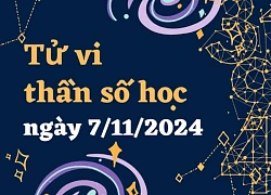 Thần số học thứ 5 ngày 7/11/2024: Số 2 dễ bị tổn thương, số 7 bớt phô trương