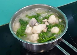 Cách nấu canh rạm rau muống khoai sọ đơn giản