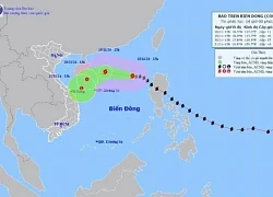 Bão số 9 giật cấp 14, gây sóng cao 7 mét trên biển