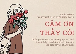 Những mẫu thiệp chúc mừng Ngày Nhà giáo Việt Nam 20/11