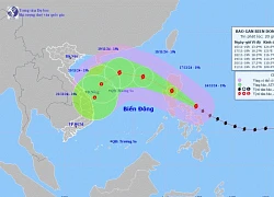 Siêu bão Man-yi hướng vào Biển Đông, khả năng gặp 'bức tường' không khí lạnh